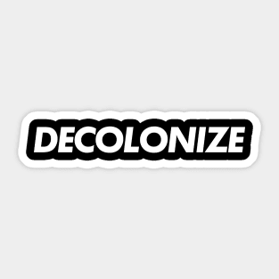 decolonize Sticker